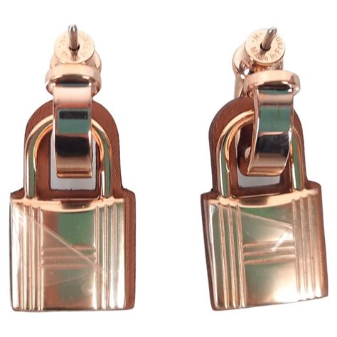 Hermes Gold O'Kelly earrings 